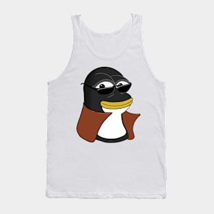 Humor Tux Penguin meme Tank Top